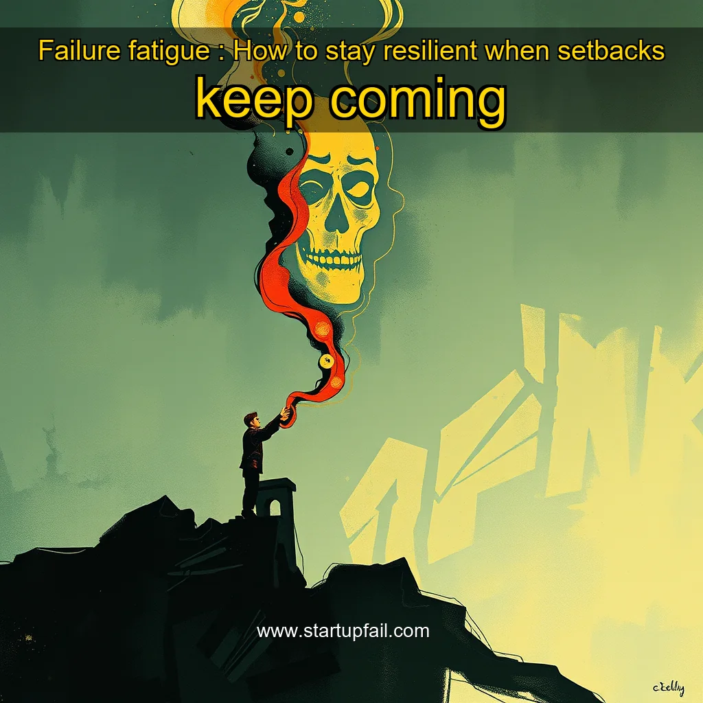 Read more about the article Failure fatigue : How to stay resilient when setbacks keep coming