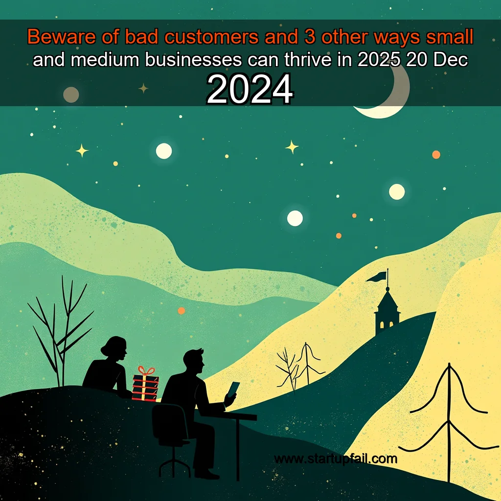 Read more about the article Beware of bad customers  and 3 other ways small and medium businesses can thrive in 2025  20  Dec  2024