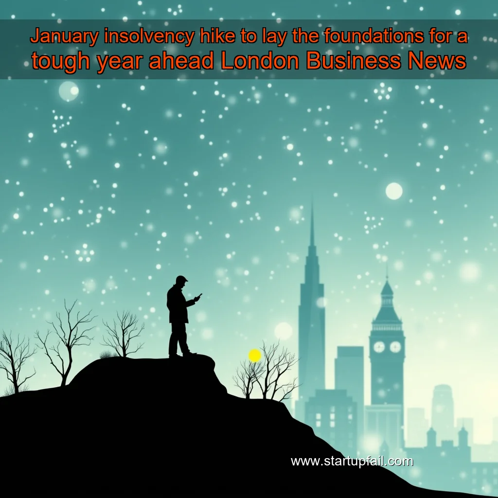 Read more about the article January insolvency hike to lay the foundations for a tough year ahead  London Business News