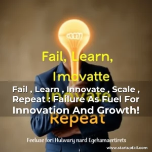Read more about the article Fail , Learn , Innovate , Scale , Repeat : Failure As Fuel For Innovation And Growth!