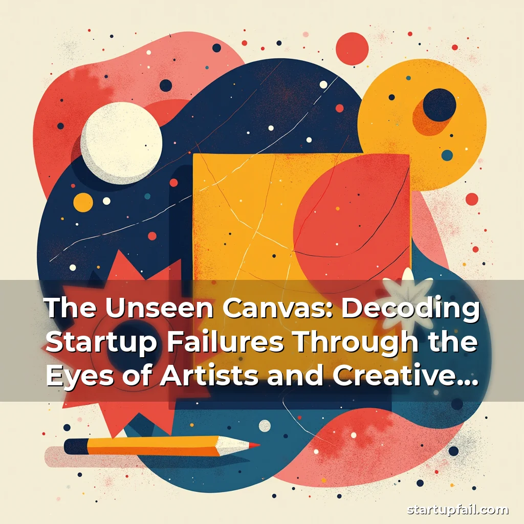 Read more about the article The Unseen Canvas: Decoding Startup Failures Through the Eyes of Artists and Creative Entrepreneurs